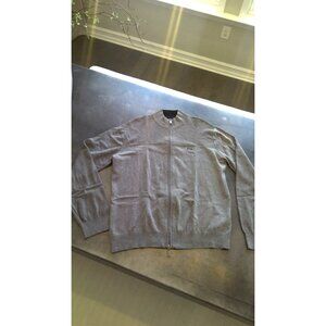 NWOT Armani Exchange AX A/X  Full Zip Gray Jacket XL Extra Large Men Fashion